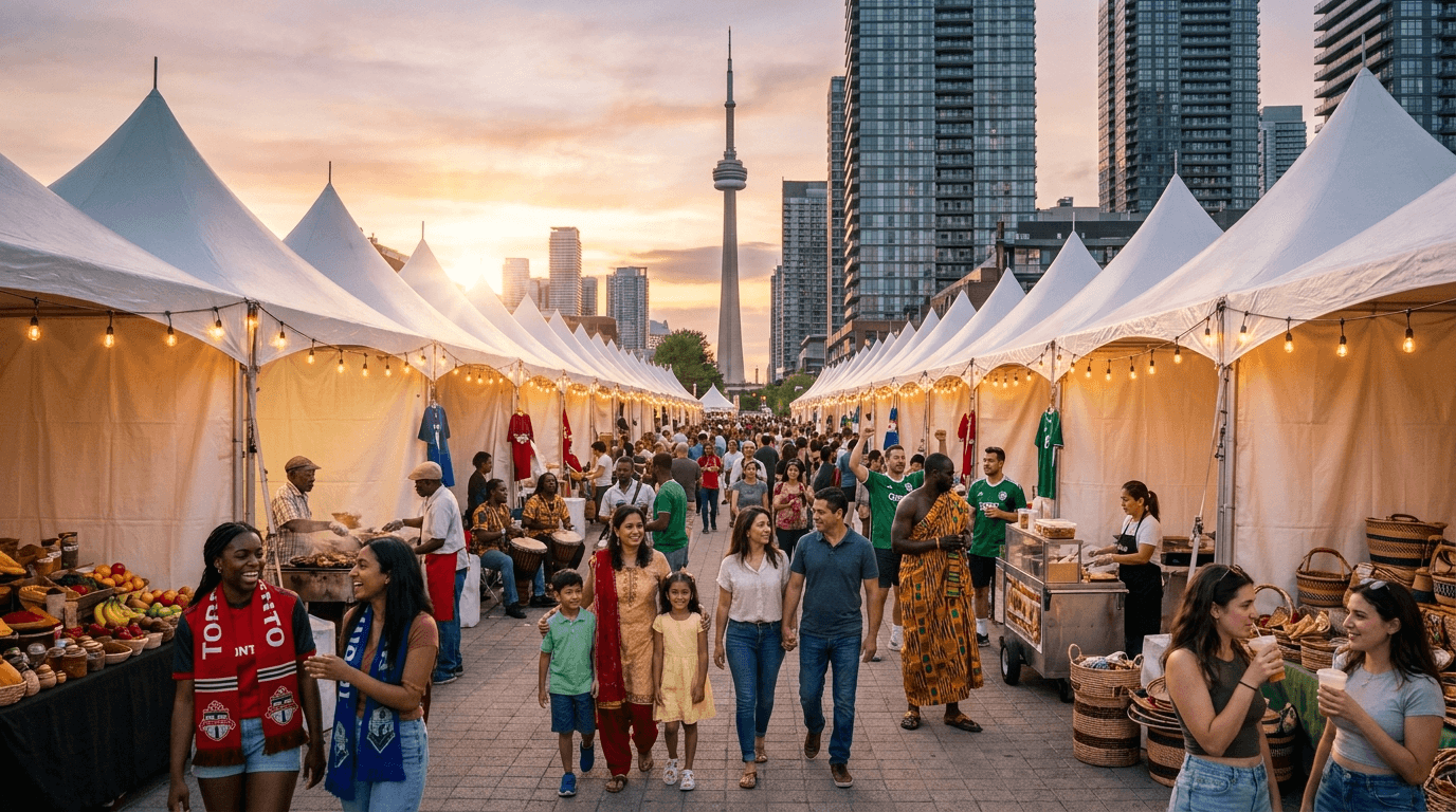 One Love Market summer 2026 in CityPlace, Toronto